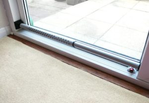 Home Security Bar on Sliding Patio Door